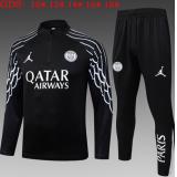 Chándal PSG 2025/26 (Black Half Zipper) - NIÑOS